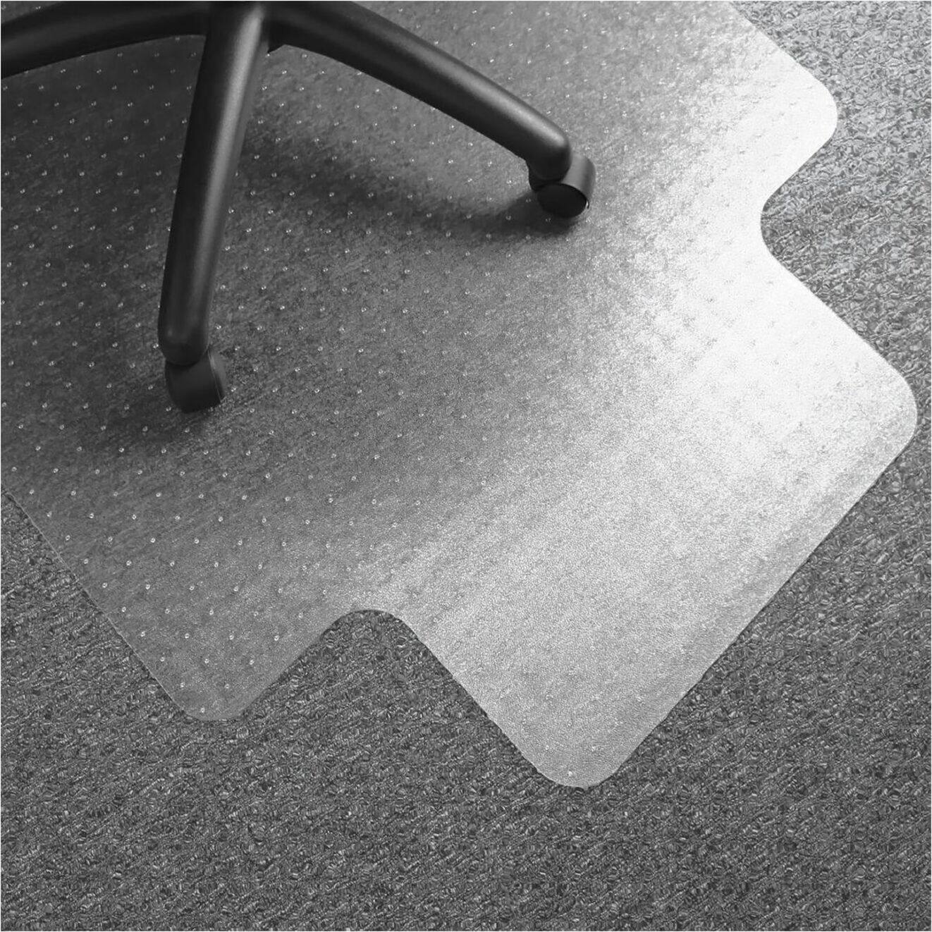 Alt View 16. Floortex - Computex Anti-Static Vinyl Lipped Chair Mat for Carpets up to 3/8'' - 36'' x 48'' - Clear.