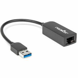 Rocstor - Premium USB-A to 2.5G Ethernet Adapter - 1 x USB Type A - Male - 1 x RJ-45 Network - Female - 1 - Black