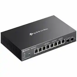 TP-Link - Omada 8-Port 2.5GBASE-T and 2-Port 10GE SFP+ Smart Switch with 8-Port PoE+ - Gigabit Ethernet, 100 Gigabit - Unknown