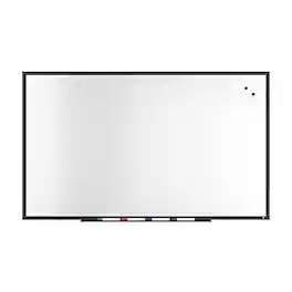 TRU RED - TRU RED™ Magnetic Steel Dry Erase Board, Frame, 5' x 3' (TR61182) - Black