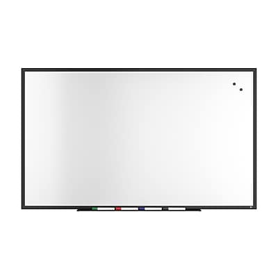 TRU RED - TRU RED™ Magnetic Steel Dry Erase Board, Frame, 5' x 3' (TR61182) - Black