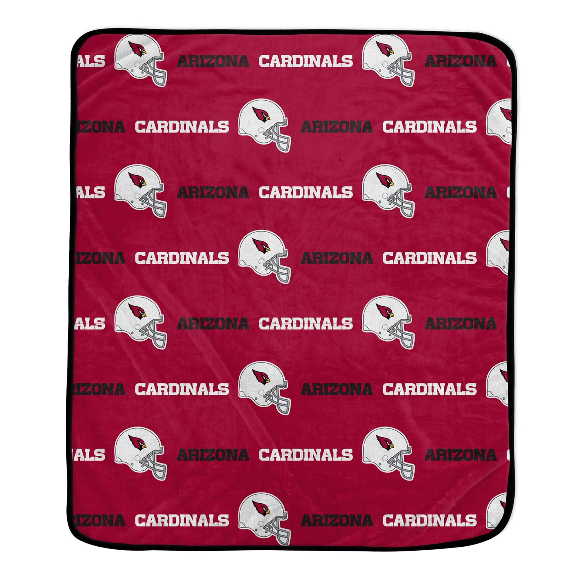Pegasus - Arizona Cardinals 60" x 72" Repeat Helmet Wordmark Ultra Soft Blanket - Multicolor