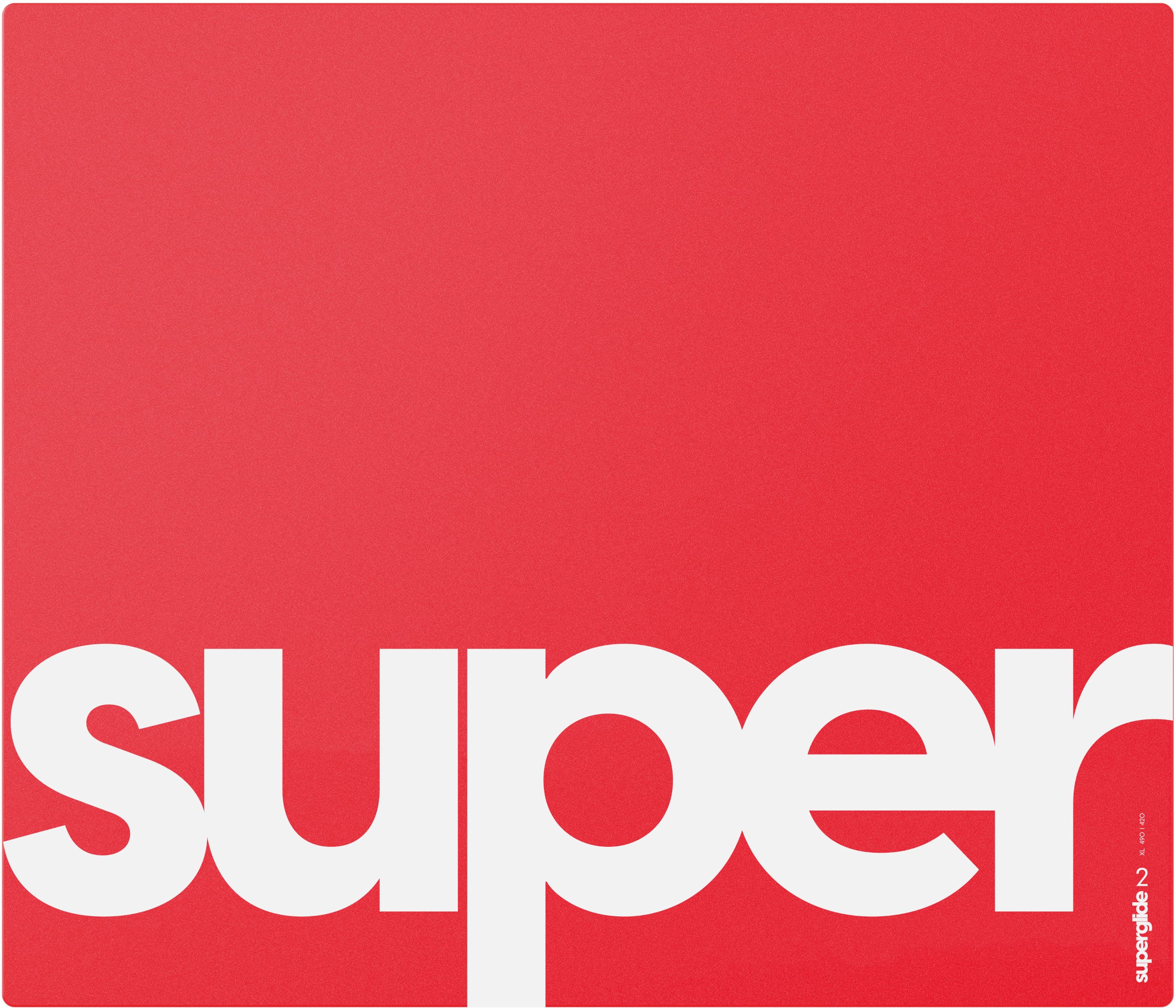 Pulsar - Superglide Glass Mousepad v2 - XL - Red - Front_Zoom