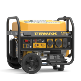 Firman - P03628 Remote & Electric Start 120V RV Ready 4550-Watt Gasoline Portable Generator - Black/Gold