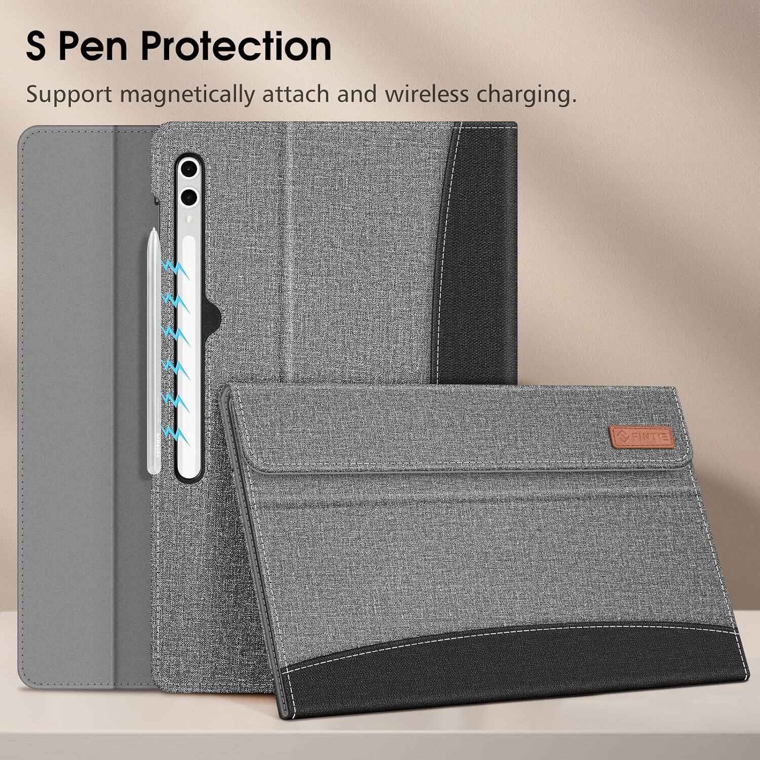 S Pen Protection  
Support magnetically attach and wireless charging.