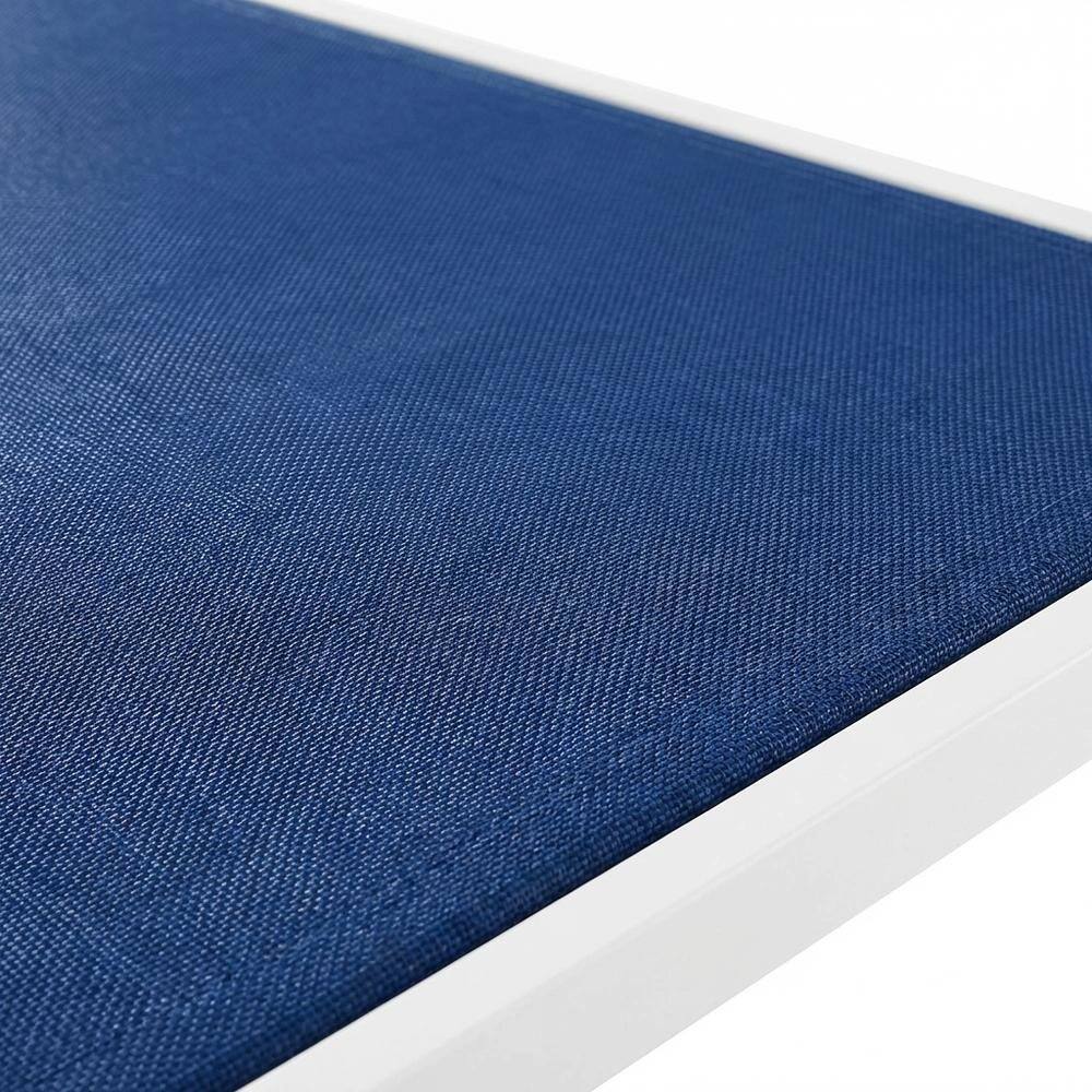 Alt View 1. Outdoor Escape - Outdoor Patio Chaise Lounge Set Of 2 With Comfortable Design, Durable Material - White.