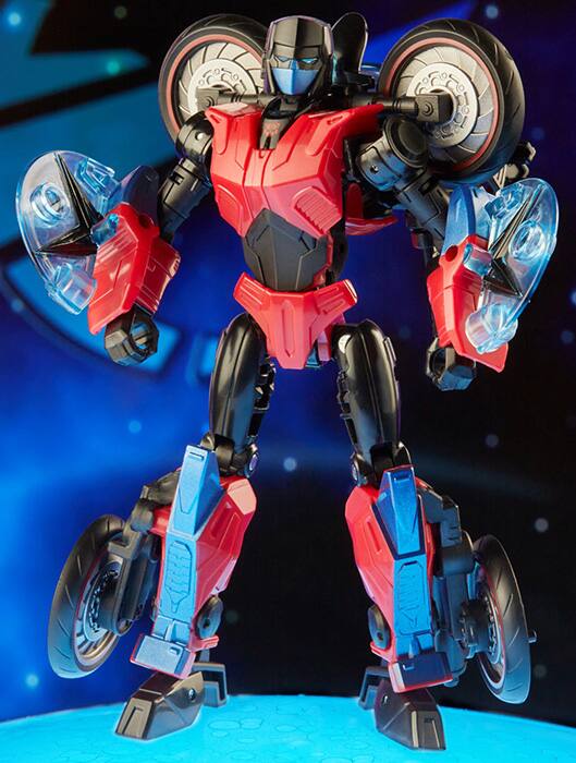 Alt View 7. Transformers - Road Rocket Deluxe Class | Transformers Legacy | Velocitron Speedia 500 Collection.