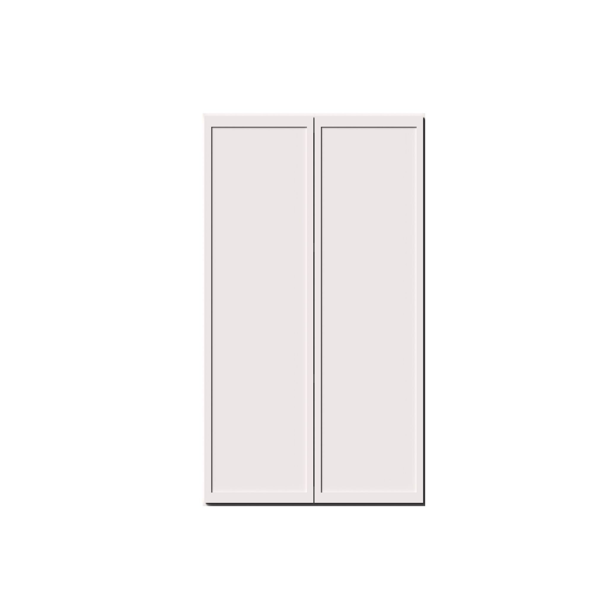 Alt View 1. Boyel Living - 27-in W x 30-in H x 12-in D Slim Shaker RTA Kitchen Wall Cabinet with Soft-Close - Snow White.