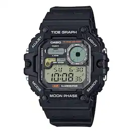 Casio - Men's Digital Watch with Resin Band - WS-1700H-1AVCF-EW - Black