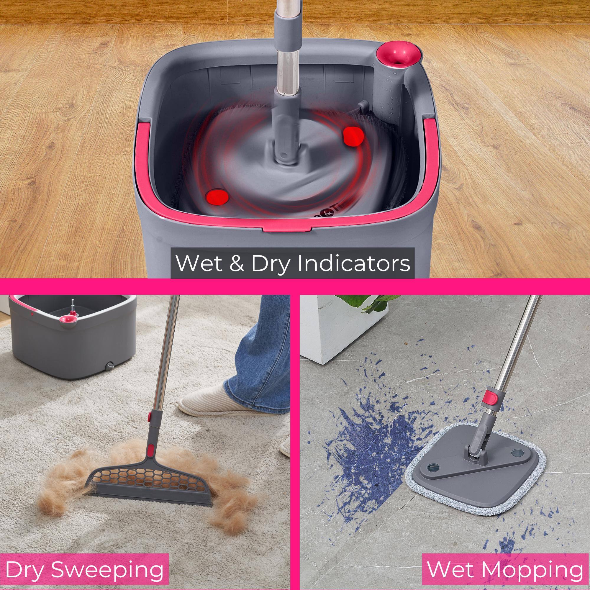Wet & Dry Indicators

Dry Sweeping

Wet Mopping