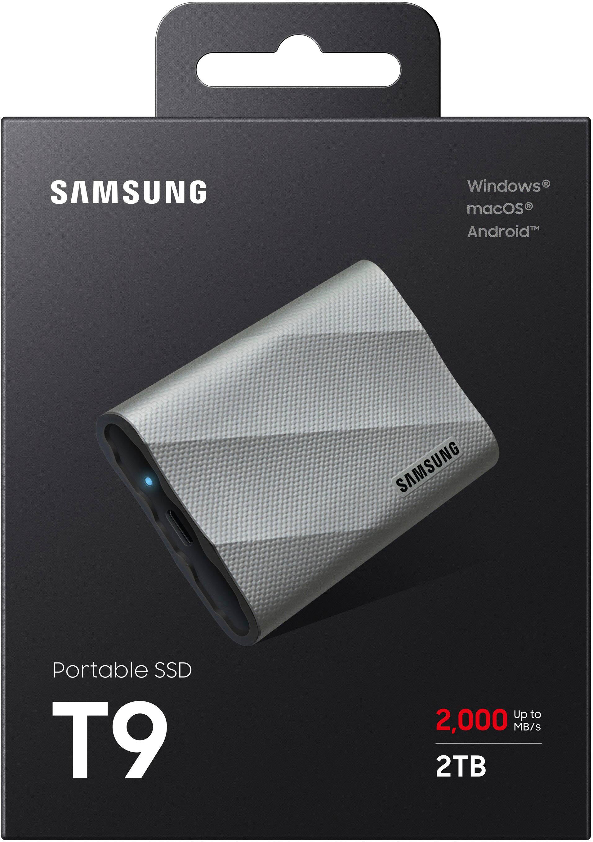 SAMSUNG Portable SSD T9 Up to 2,000 MB/s 2TB