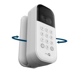 Chamberlain - myQ Video Keypad Swivel Mount - White - Front_Zoom