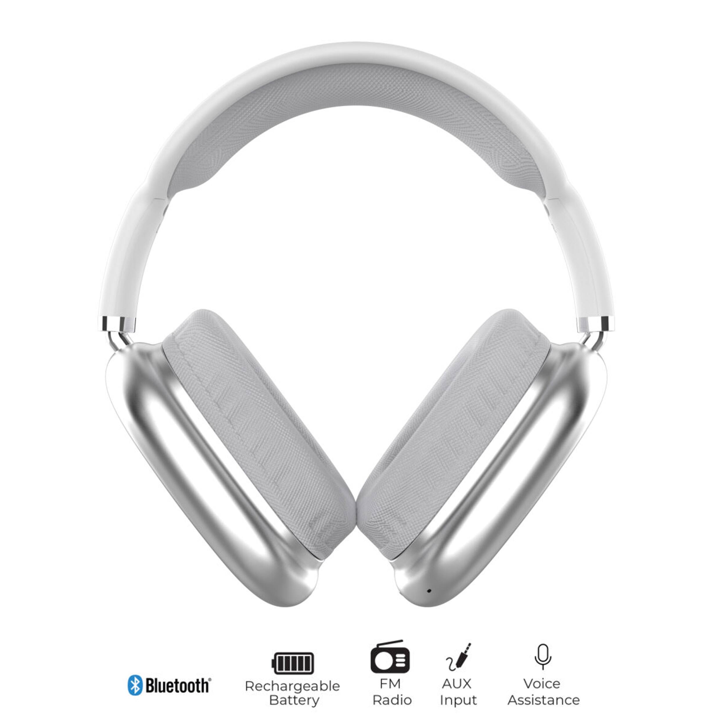 Bluetooth Rechargeable FM Battery Radio 2 AUX Voice Input Assistance