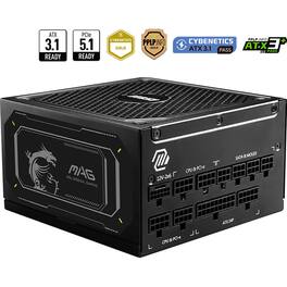 MSI - MAG A1000GL Power Supply - MAGA1000GLPCIE5II