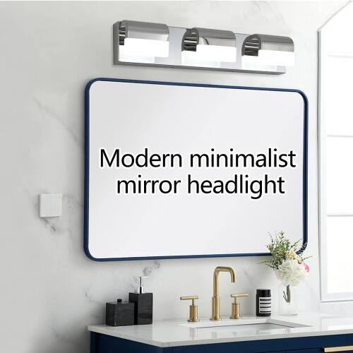 Modern minimalist mirror headlight