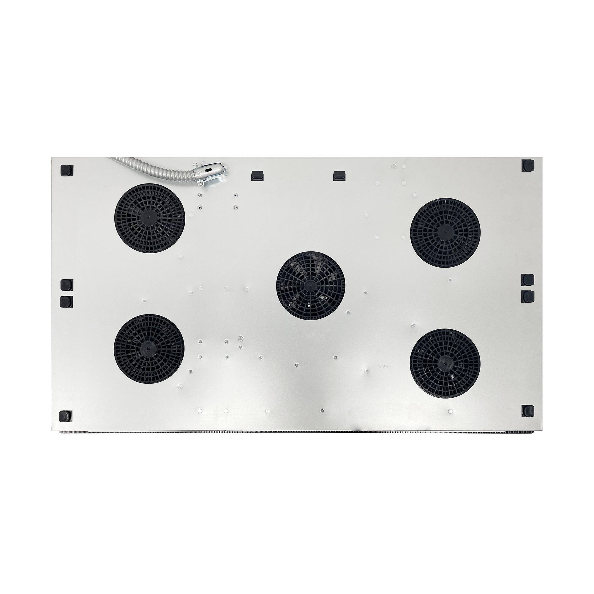 Alt View 8. Equator - Equator 36" Built-In/Freestanding | 5 Burner Induction Electric Cooktop POWER BOOST | Auto Power Sharing 220V - Black.