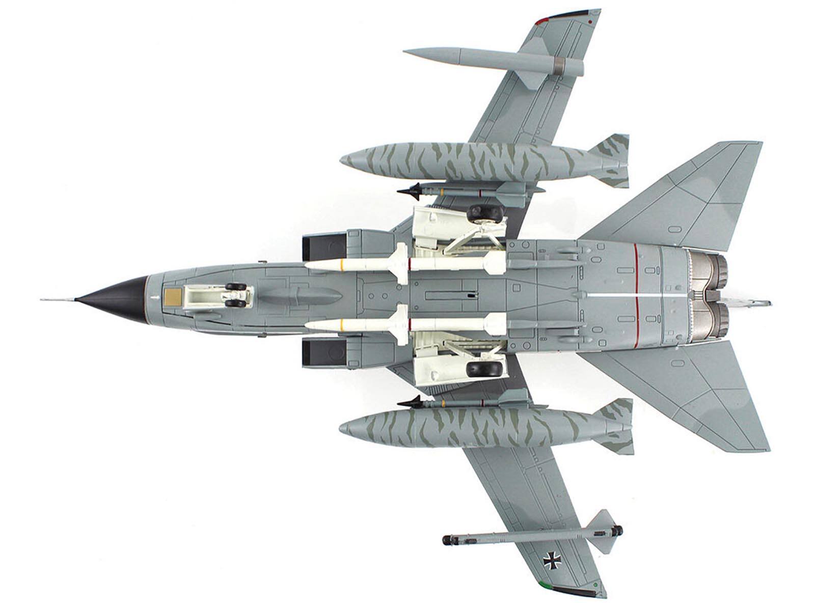 Back. Hobby Master - Panavia Tornado ECR 46+54 Tactical Air Wing 51 Schleswig-Jagel AB Germany 2017 German Luftwaffe Air Power Series 1/72 - Grey.