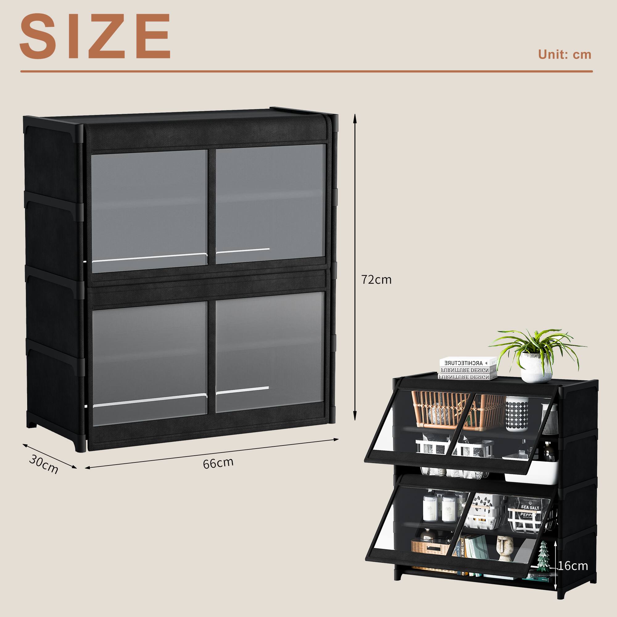 SIZE  
Unit: cm  

72cm  
30cm  
66cm  
16cm