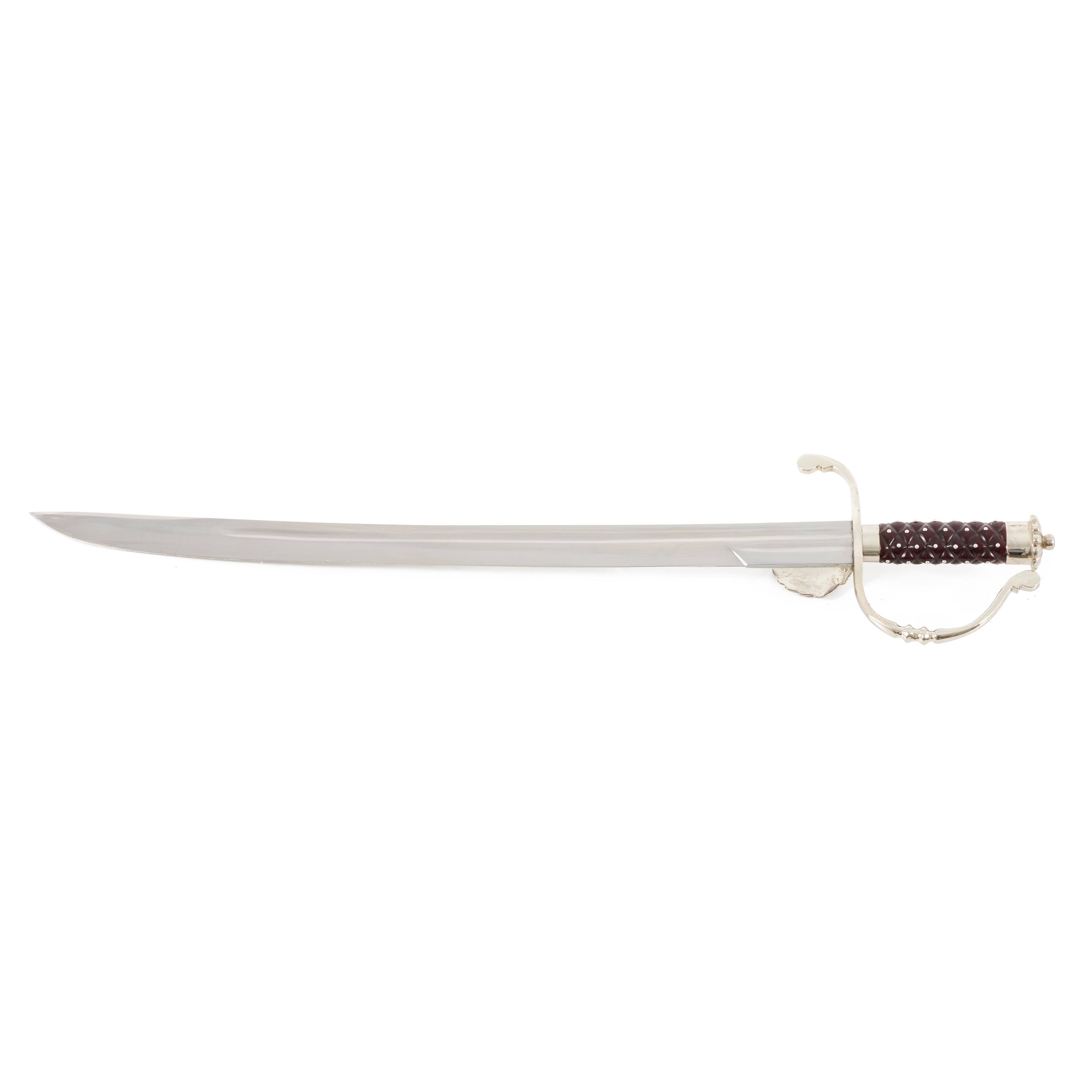 Alt View 2. Cold Steel - Cold Steel 88CLQ 24-Inch Modern Tactical Hunting Sword with Leather Scabbard - Black.