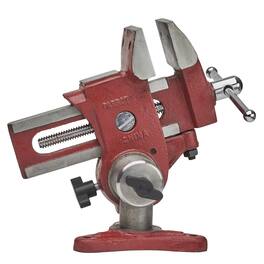 Kings County Tools - Ultimate Versatile Bench Vise - Red and Silver