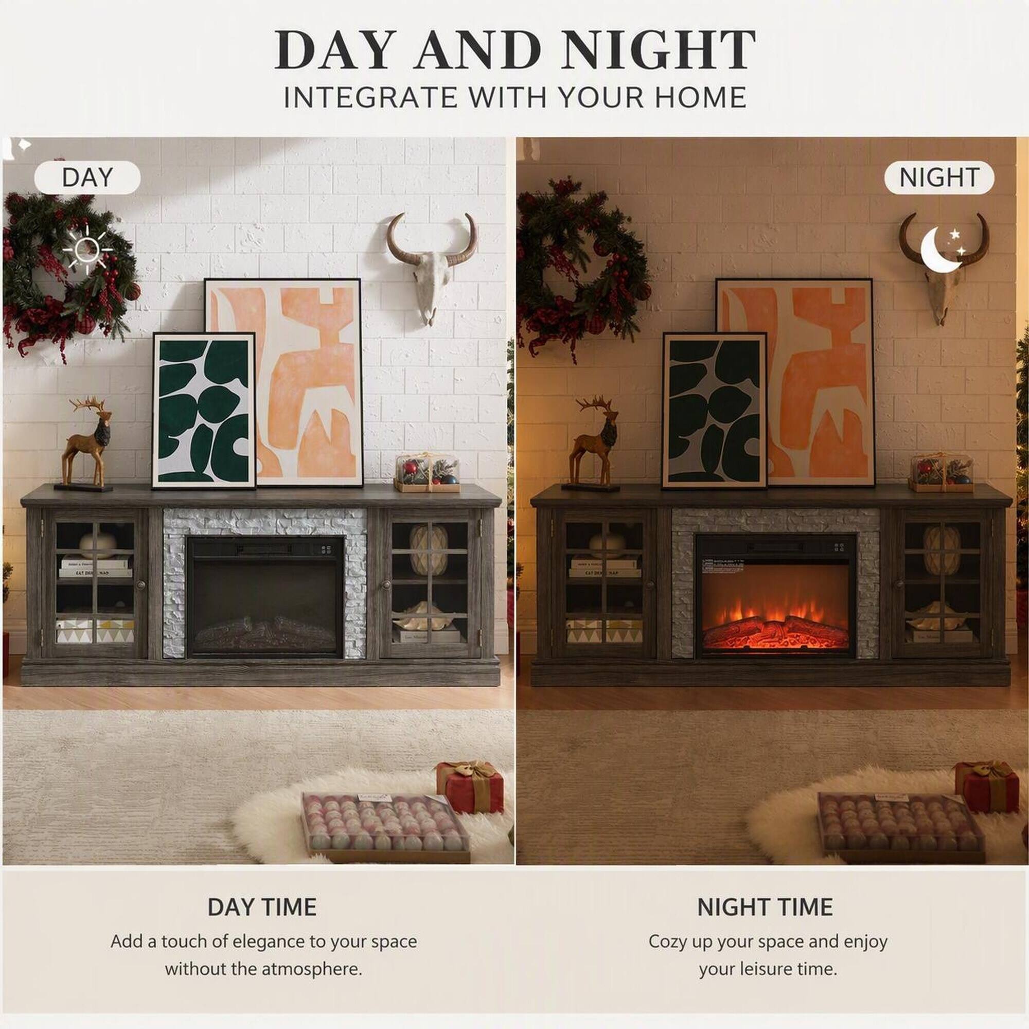 DAY AND NIGHT INTEGRATE WITH YOUR HOME

DAY
NIGHT

DAY TIME
Add a touch of elegance to your space without the atmosphere.

NIGHT TIME
Cozy up your space and enjoy your leisure time.