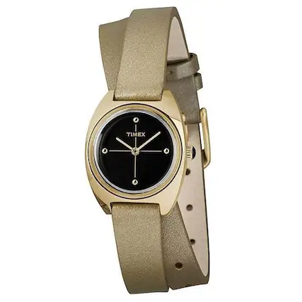 Front. Timex - Timex Women's Milano Black Dial Watch - TW2R69800 - Black.