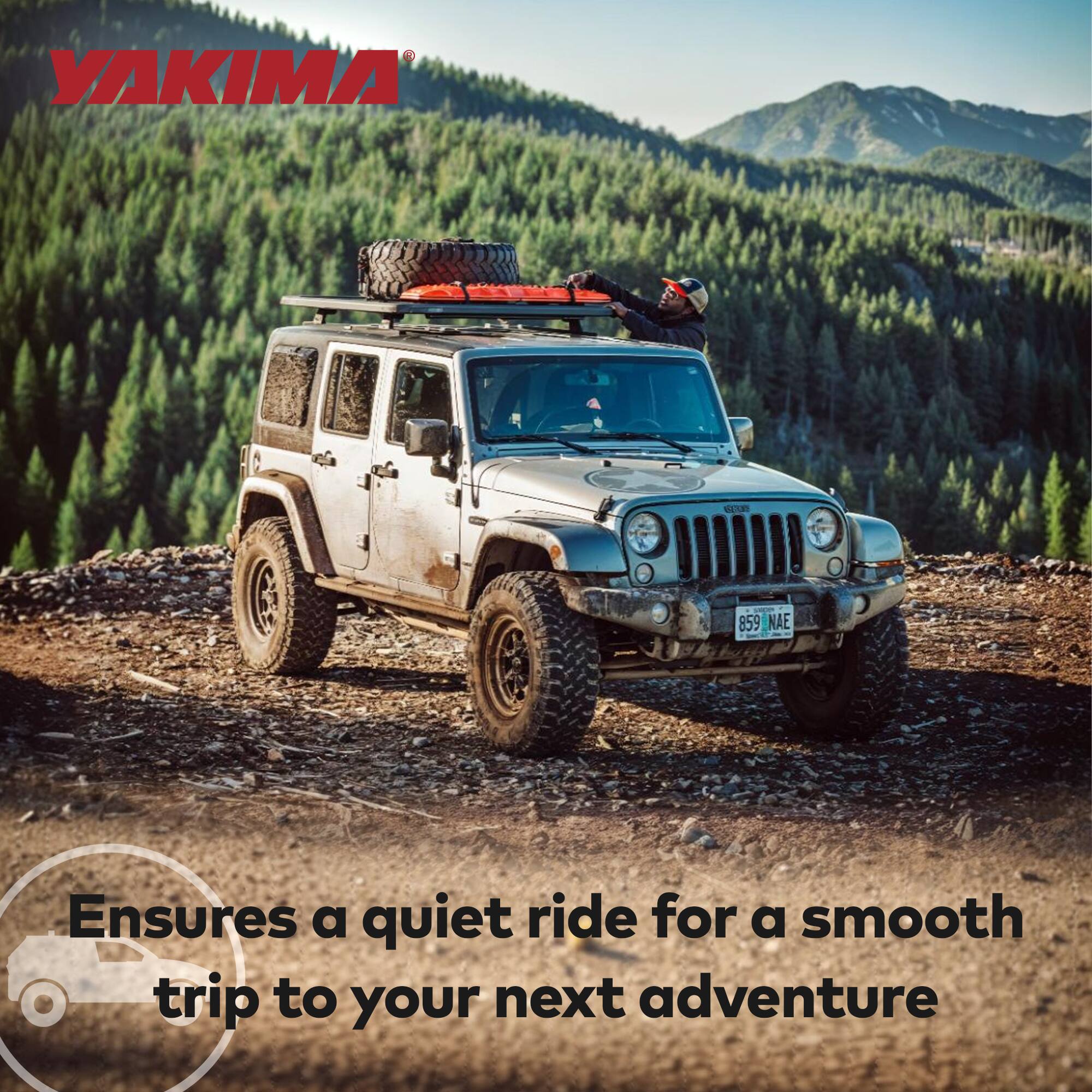YAKIMA®

Ensures a quiet ride for a smooth trip to your next adventure