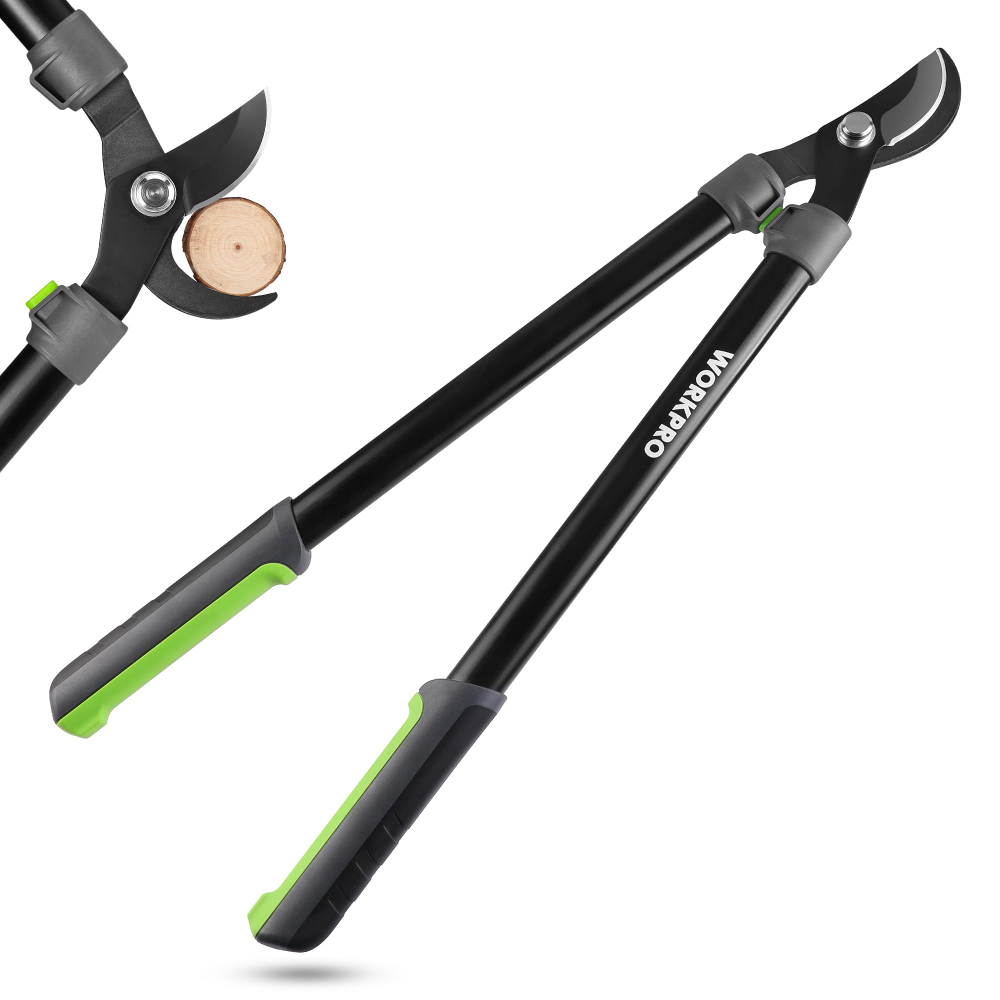 Front. JETRANSPORT - 27" Garden Bypass Lopper And Tree Trimmer Heavy Duty Branch With 1.6" Capacity Designed Sk5 Ergonomics Handle - Default.