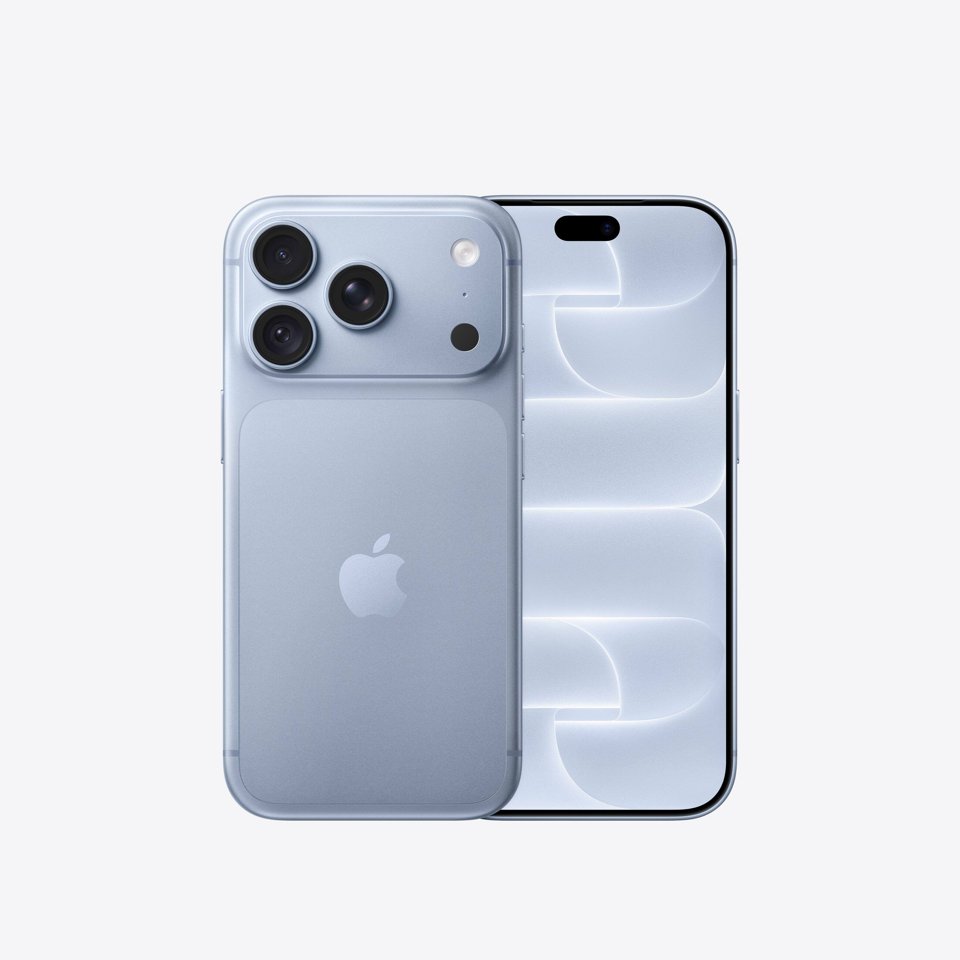 Front. Apple - iPhone 18 Pro 1TB - Glacier.