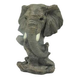 FC Design - 5.25"H Elephant Bust Figurine Statue Office Desk Tabletop Home Decor Gift - Multi-Color