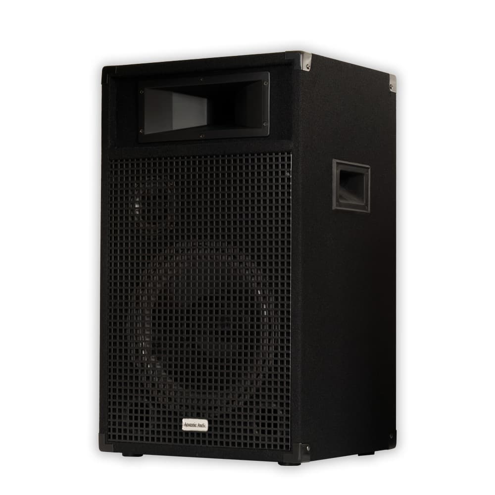 Acoustic Audio by Goldwood - BR12 Professional DJ 12" 1000 Watt PA Monitor Speaker - Black