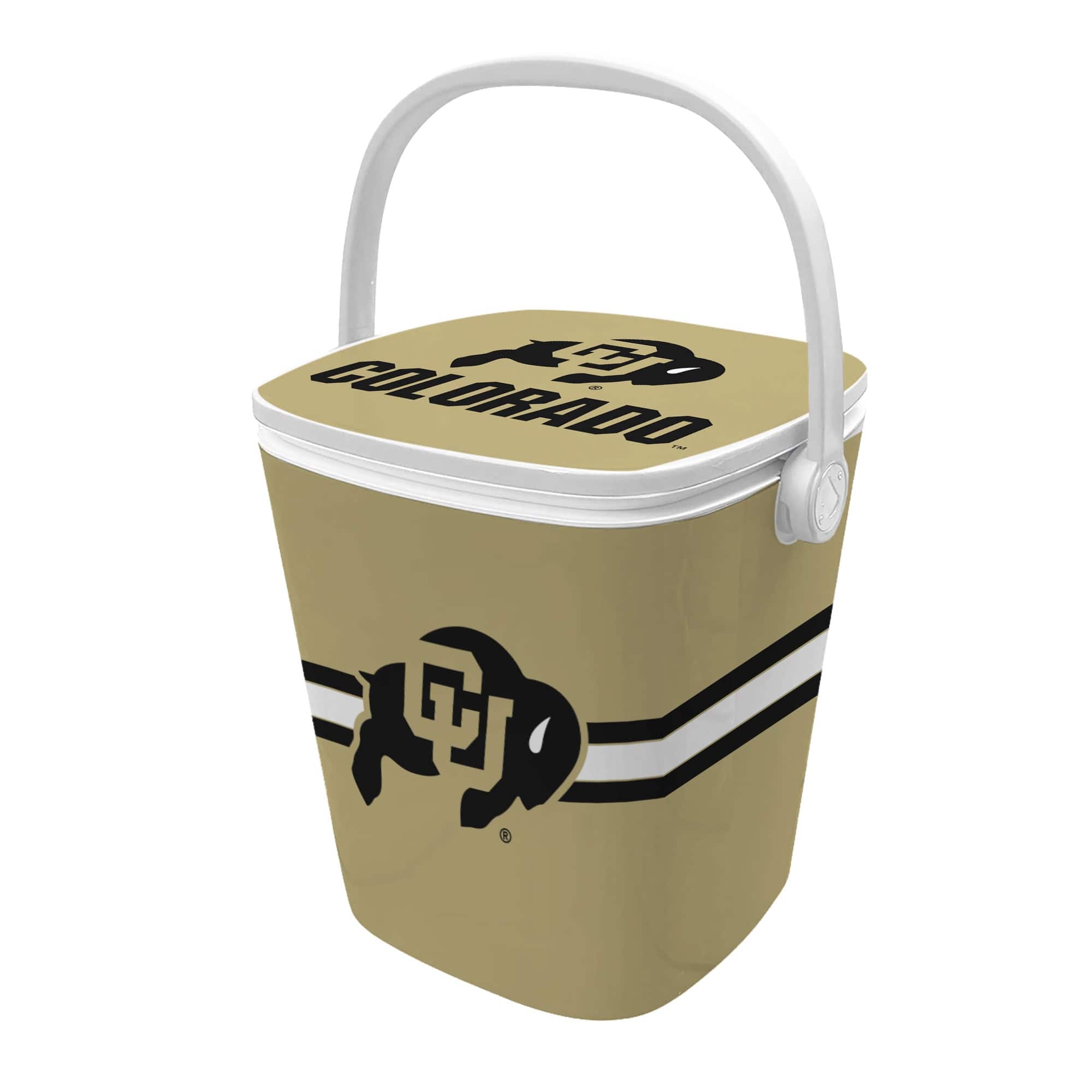 Indigo Falls - Colorado Buffaloes 16-Quart Mini Cool Bar Cooler - White