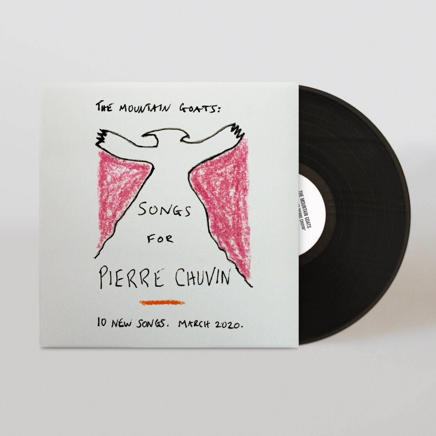 The Mountain Goats:  
Songs for Pierre Chuvín  
10 New Songs. March 2020.