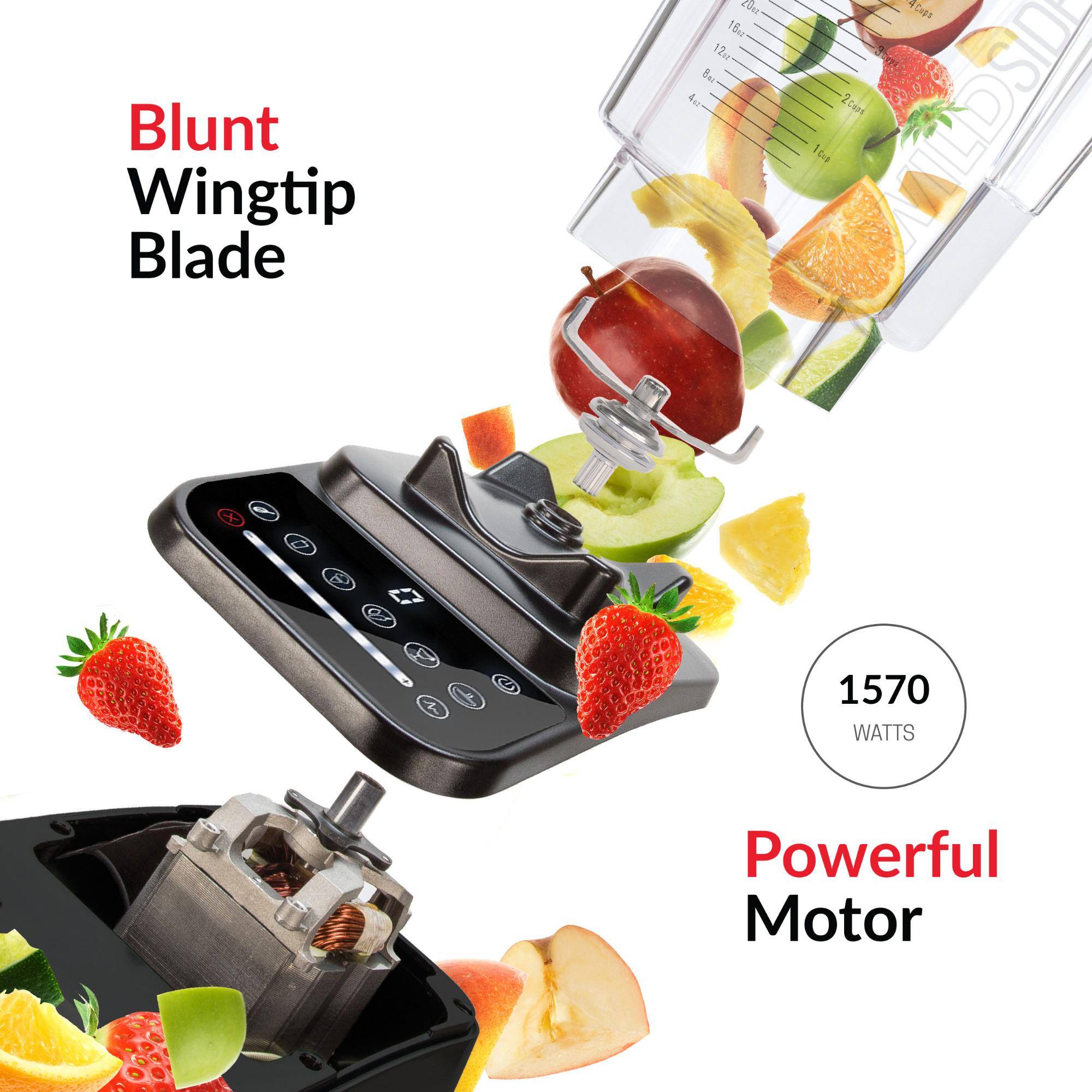 Blunt Wingtip Blade

20u 15gz 12 B u 2cat 1t2 V tups X N

1570 WATTS Powerful Motor