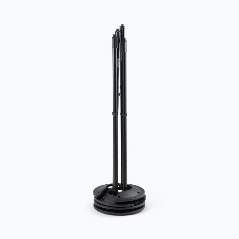 Front. On Stage Stands - On-Stage MS7325 Stackable Microphone Stand - Black.