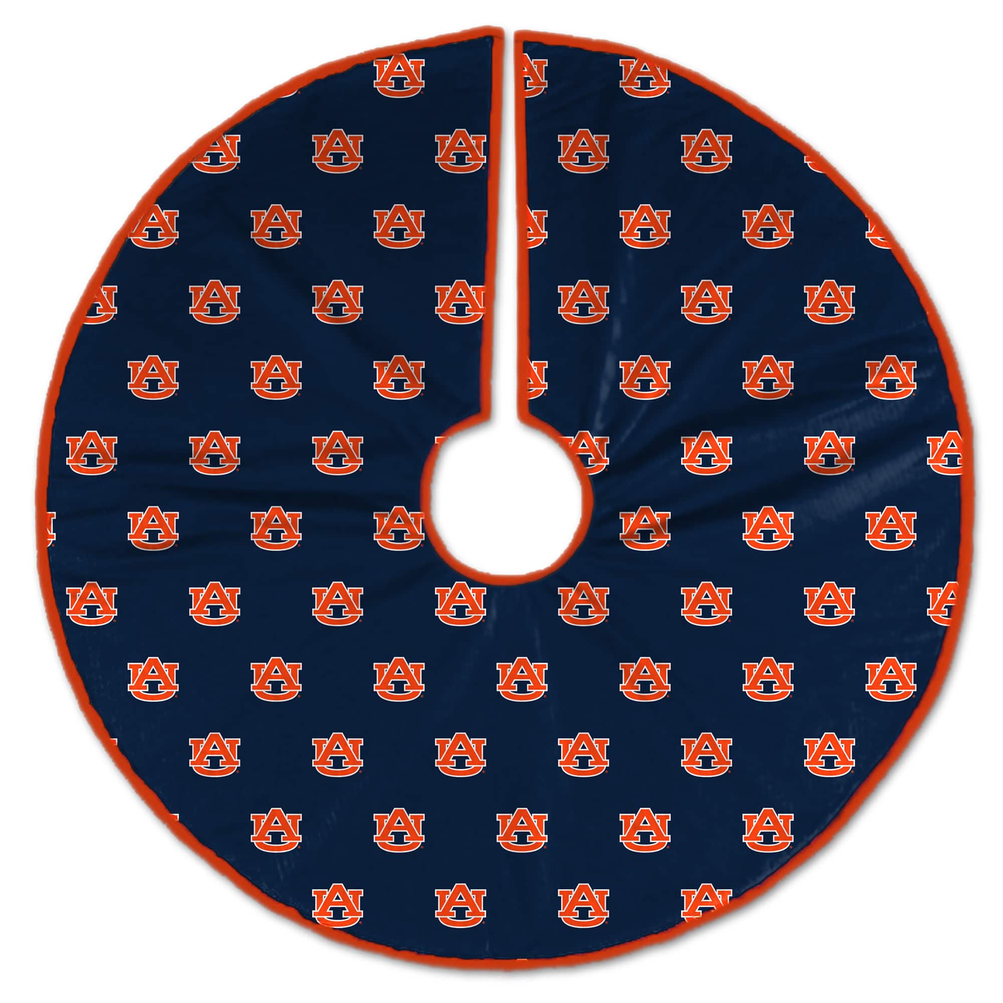 Pegasus - Auburn Tigers Microplush Christmas Tree Skirt - Multicolor
