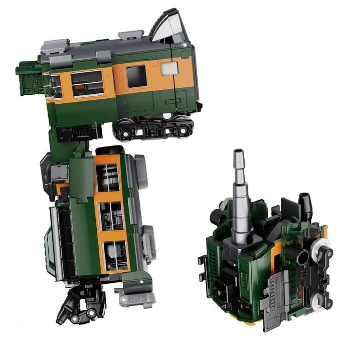 Alt View 6. Transformers - MPG-04 Trainbot Suiken Raiden Combiner | Transformers Masterpiece G.