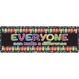 ASHLEY PRODUCTIONS - The Original Fun Mat Mat Runner 15.5 x 47 Everyone Can make a Difference - Multicolored