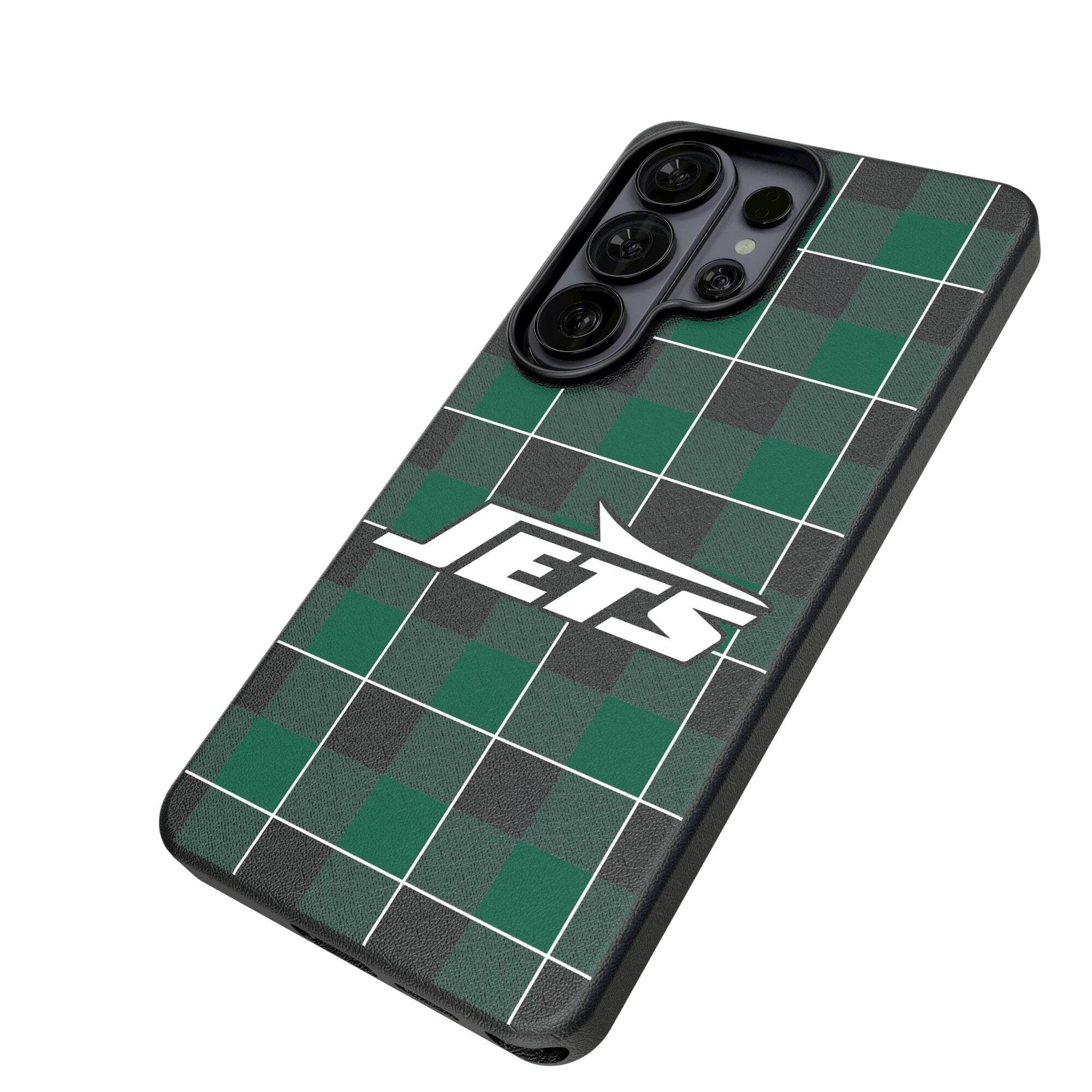 Alt View 1. Keyscaper - Plaid Galaxy Magnetic Bump Case - S25 Ultra - Black.