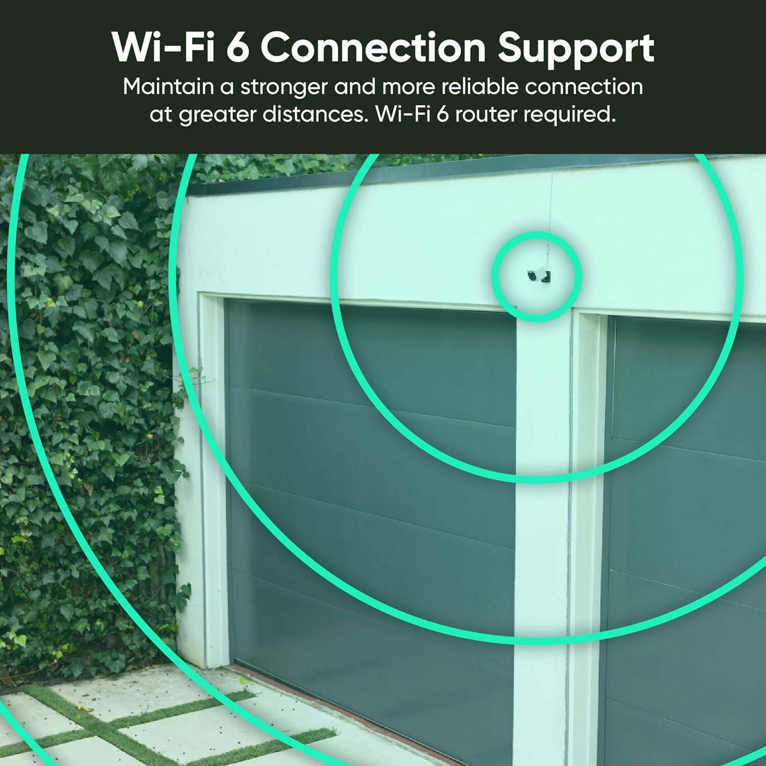 Wi-Fi 6 Connection Support: Maintain a stronger and more reliable connection at greater distances. Wi-Fi 6 router required.