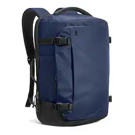 tomtoc - Navigator-T66 Liteway Laptop Travel Backpack 28L, TSA Friendly Flight Approved Carry-on Luggage, Fit 16" Laptop - Navy Blue