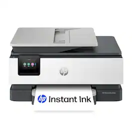 HP - OfficeJet Pro 8139e Wireless AI-Enabled AiO Inkjet Printer w/ 12 Months of Instant Ink (+1 Bonus Month of Ink w/ Code) - White