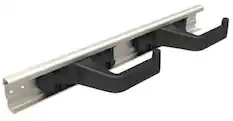 Front. WORX - 18" Wall Mount Tool Holder Kit - Black.