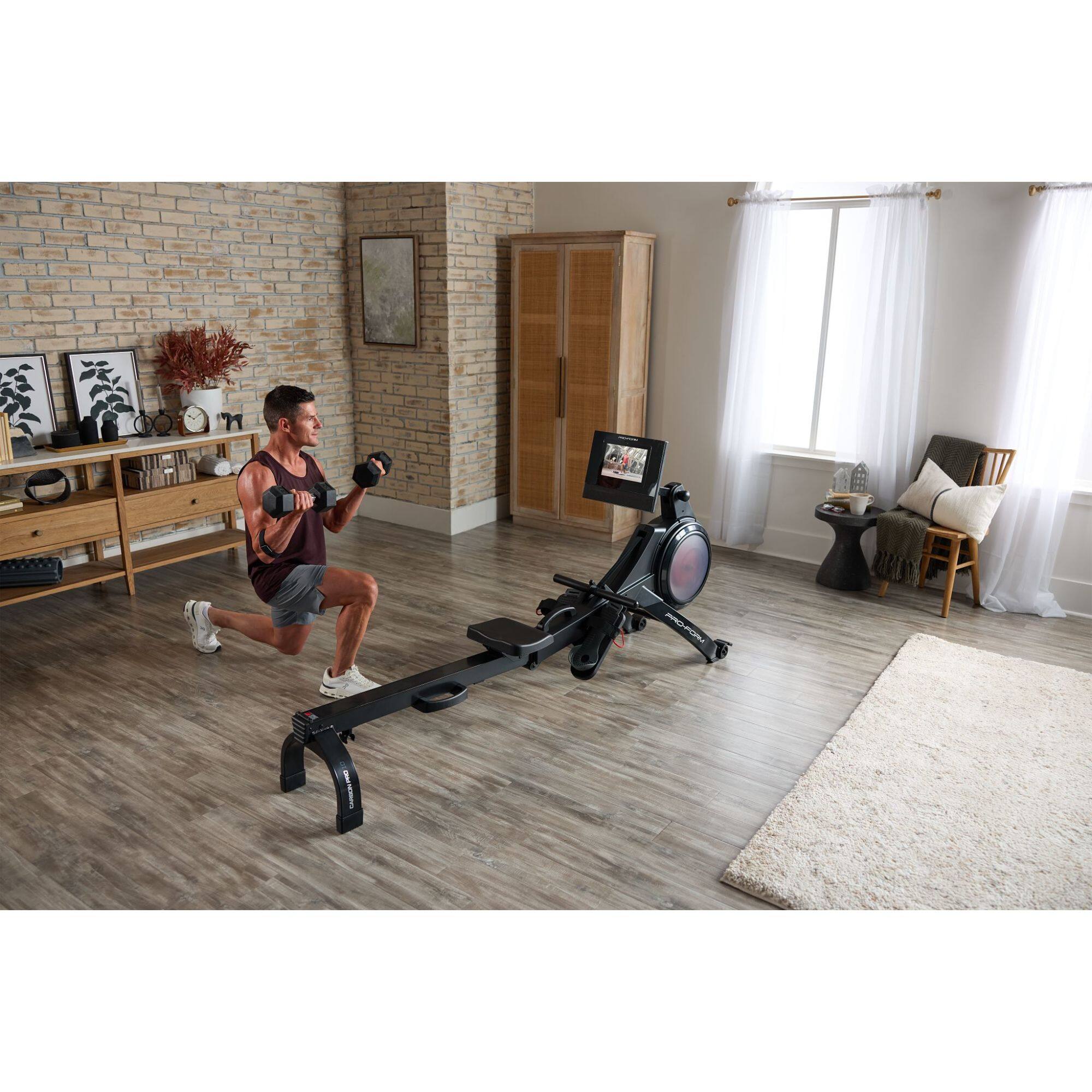 Alt View 7. ProForm - Carbon Pro10 Rower - Black.