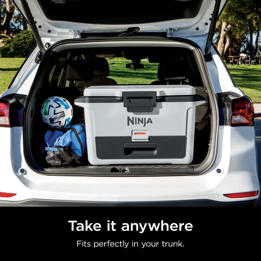 Take it anywhere. Fits perfectly in your trunk.