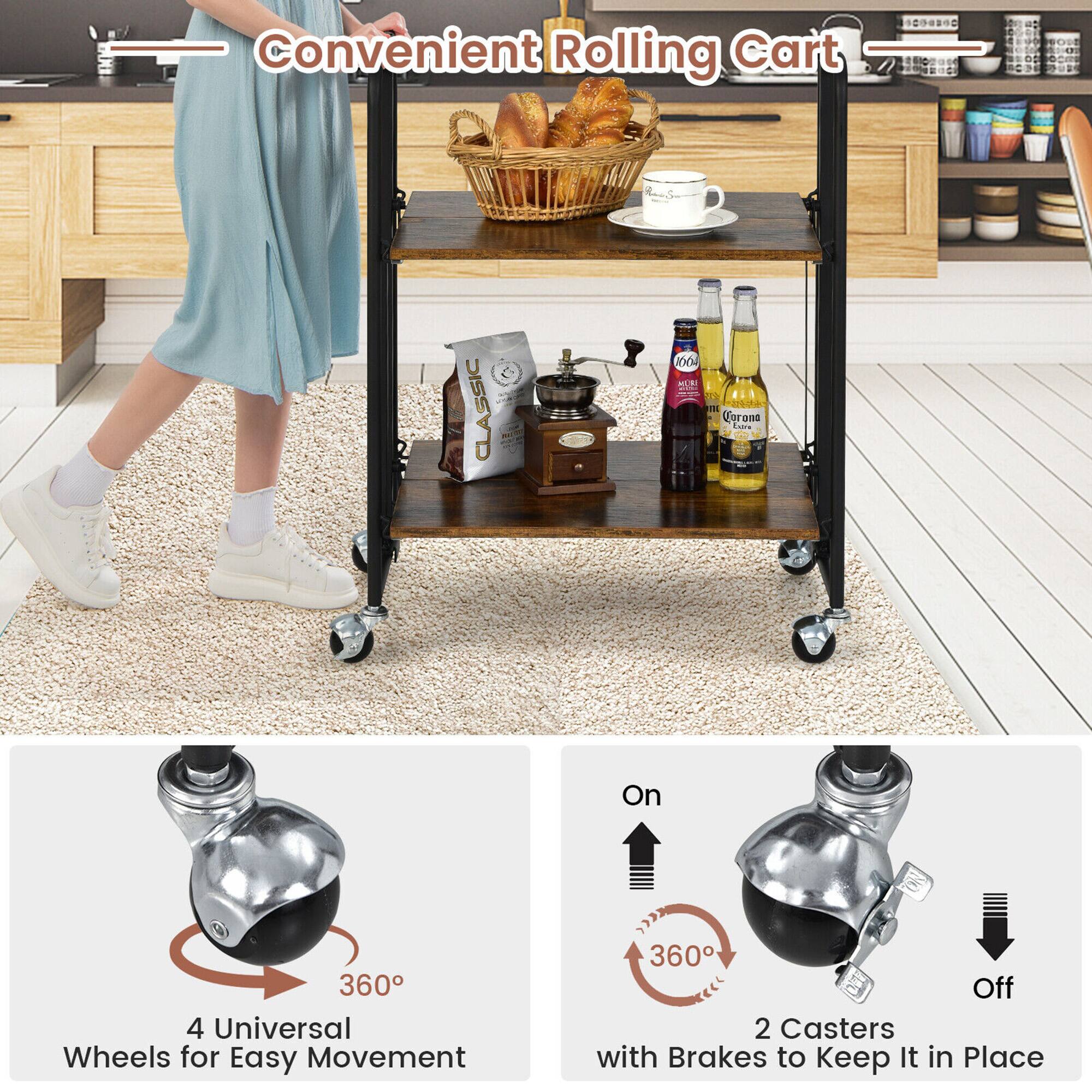 Convenient Rolling Cart

CLASSIC 160 A

4 Universal Wheels for Easy Movement

2 Casters with Brakes to Keep It in Place