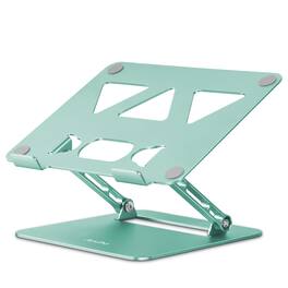 HongFei - Adjustable Laptop Stand for Desk, Portable Laptop Stand Holder and Riser, Foldable Aluminum Notebook Stand - Fresh Green