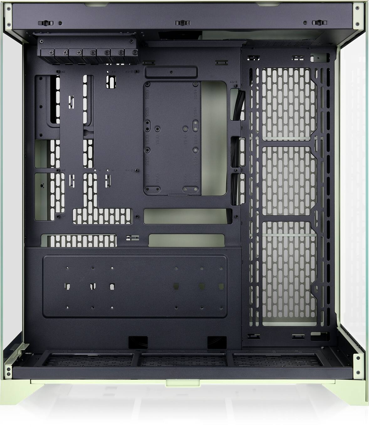 Alt View 14. Thermaltake - CTE E550 TG Mid Tower ATX PC Case - Matcha Green.