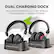 DUAL CHARGING DOCK
Place each headphone on its own wireless charging dock-no cables, no hassle.
A Jnc Wireless Charging
A Aver Wireless Charging