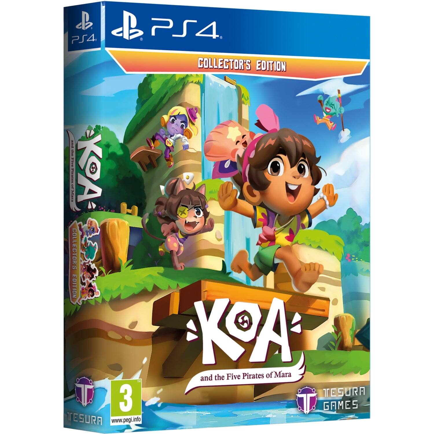 PS4 COLLECTOR'S EDITION  
KOΛA and the Five Pirates of Mara  
TESURA GAMES  
www.pegi.info - T (Teen 13+)